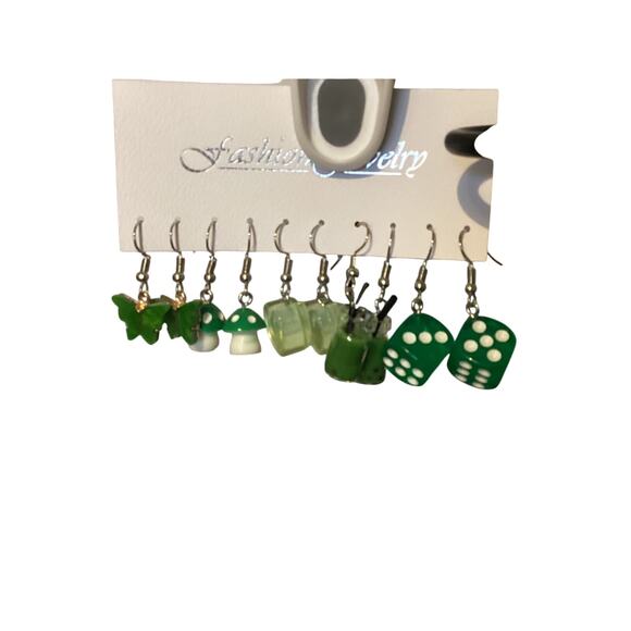 4410 NIP Candy Color Acrylic Earrings Set Dopamine Bohemian Drop - Picture 3 of 3